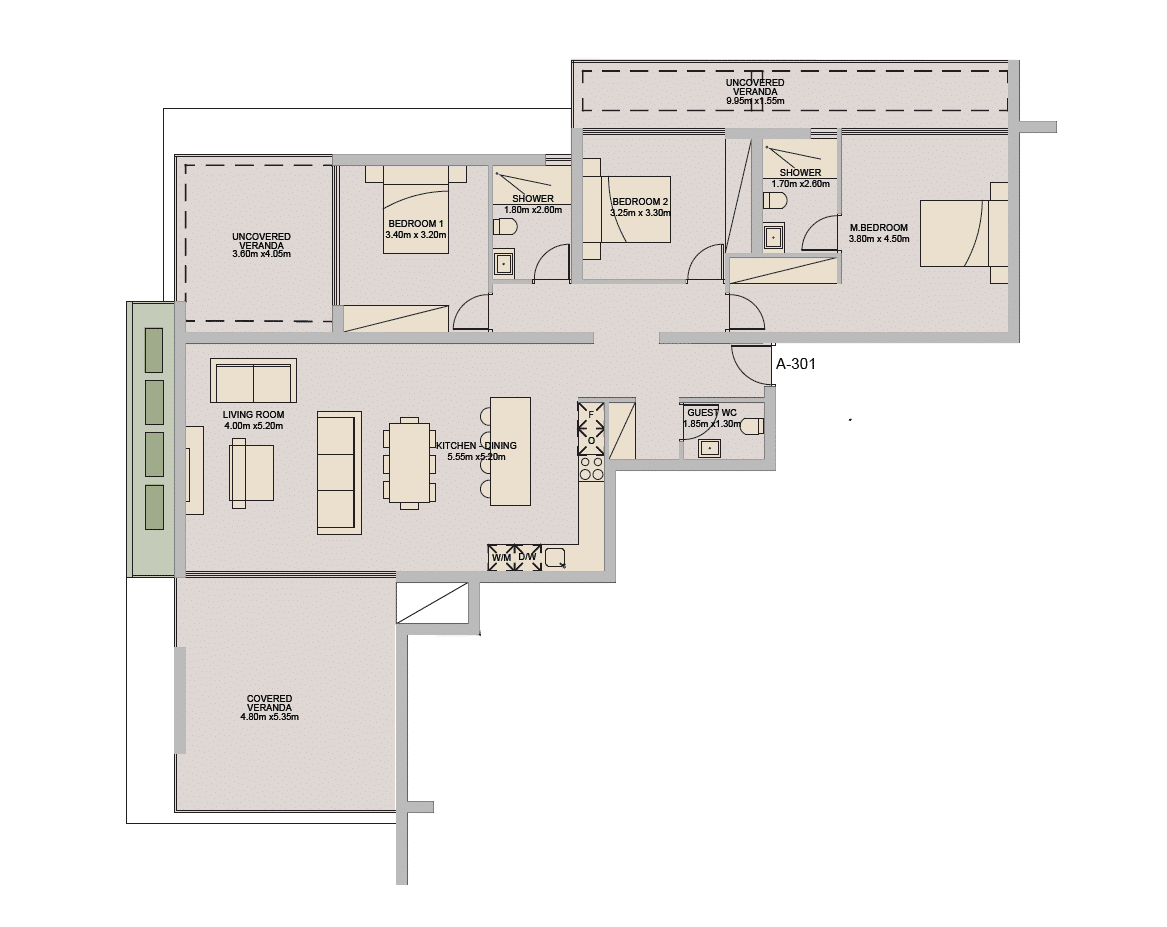 Elysia Blu | 3 bedroom Apartment